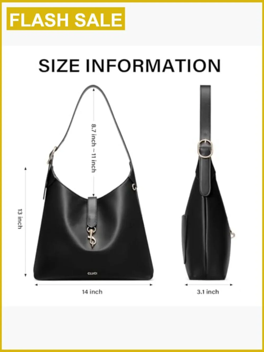 Slouchy Hobo Bag, Faux Leather Shoulder Bag, Large Tote Purse